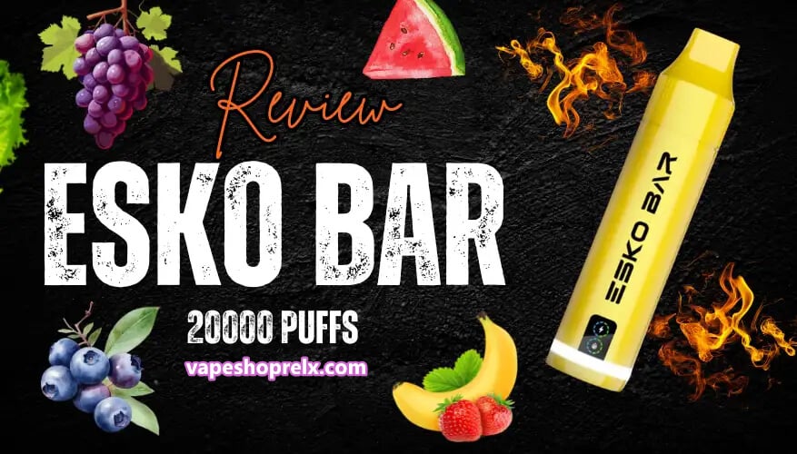 Esko bar 拋棄式電子煙 20000 puffs 全新爆款 超大容量-2