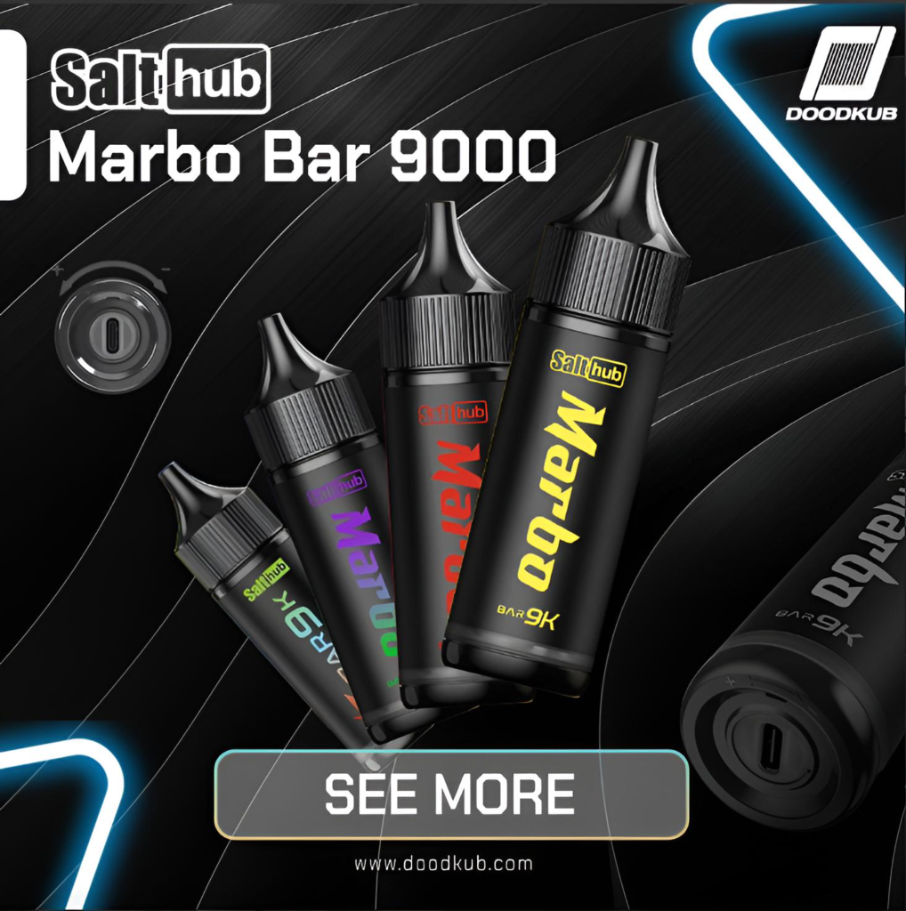 Marbo Bar 9000 Puffs 拋棄式電子煙 — 可充電設計 14ML煙油 超長持久 泰國熱賣經典-1